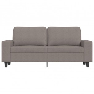 Canapé à 2 places Taupe 140 cm Tissu
