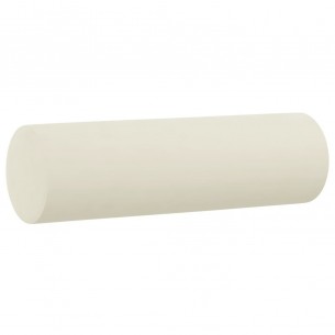 Canapé 2 places avec oreillers décoratifs crème 120 cm velours