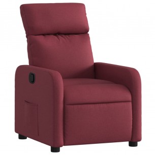 Fauteuil inclinable Rouge bordeaux Tissu