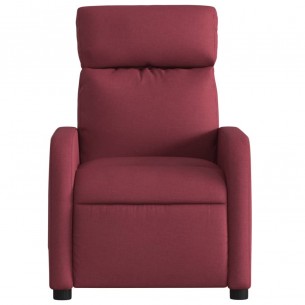 Fauteuil inclinable Rouge bordeaux Tissu