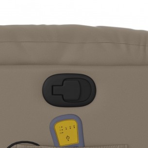 Fauteuil inclinable de massage Cappuccino Similicuir
