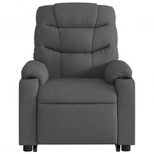 Fauteuil inclinable Gris foncé Tissu