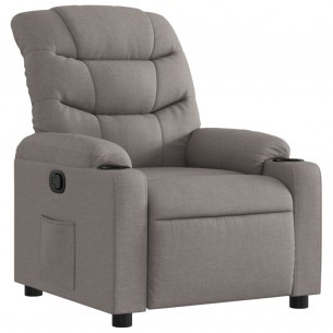 Fauteuil inclinable Taupe Tissu