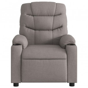 Fauteuil inclinable Taupe Tissu