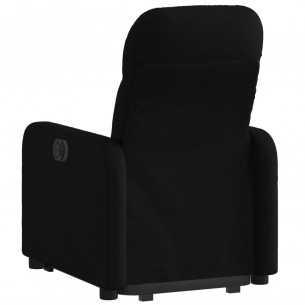 Fauteuil inclinable noir tissu