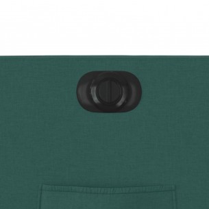Fauteuil inclinable électrique Vert foncé Tissu
