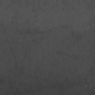 Canapé-lit à 2 places gris foncé velours