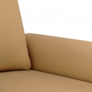 Canapé à 2 places Marron 120 cm Velours