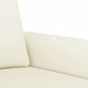 Fauteuil Crème 60 cm Velours