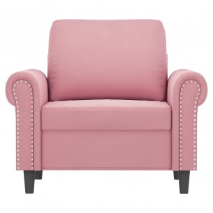 Fauteuil Rose 60 cm Velours