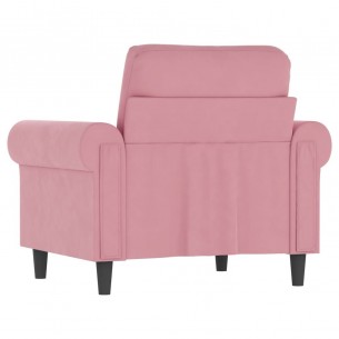 Fauteuil Rose 60 cm Velours