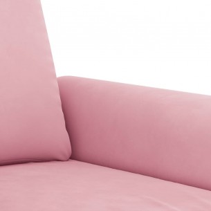 Fauteuil Rose 60 cm Velours