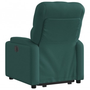 Fauteuil inclinable vert foncé tissu