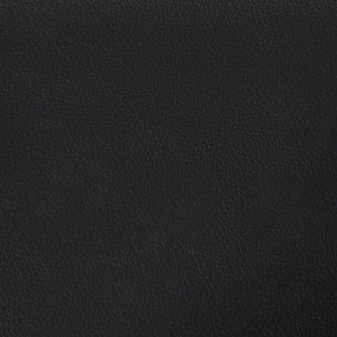 Ensemble de canapés 2 pcs avec coussins Noir Similicuir