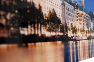 Tableau desing mural 45x100 cm Hambourg City Tableau desing mural 45x100 cm Hambourg City