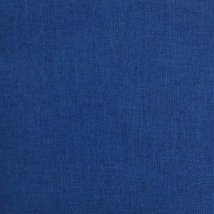 Canapé-lit à 2 places avec deux oreillers bleu tissu