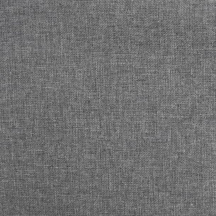 Canapé-lit à 2 places avec deux oreillers gris clair tissu