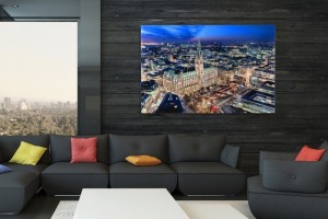 Tableau décoratif mural 70x50 cm Hambourg City