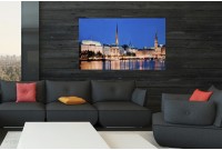 Tableau design mural 50x70 cm Hambourg City