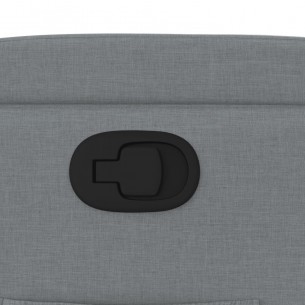 Fauteuil inclinable Gris clair Tissu