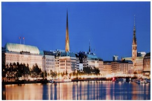 Tableau design mural 50x70 cm Hambourg City Tableau design mural 50x70 cm Hambourg City
