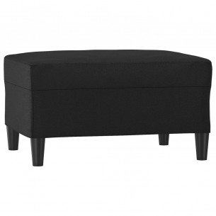 Repose-pied Noir 70x55x41 cm Similicuir