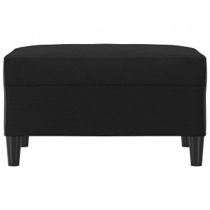 Repose-pied Noir 70x55x41 cm Similicuir