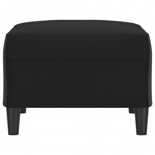 Repose-pied Noir 70x55x41 cm Similicuir