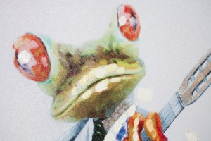 Tableau style humour mural 50x50cm Grenouille Tableau style humour mural 50x50cm Grenouille