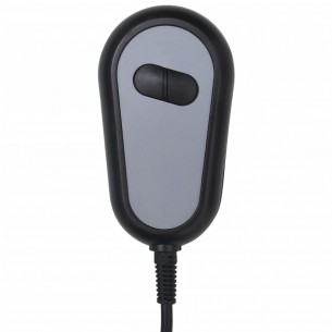 Fauteuil électrique de massage Noir Similicuir