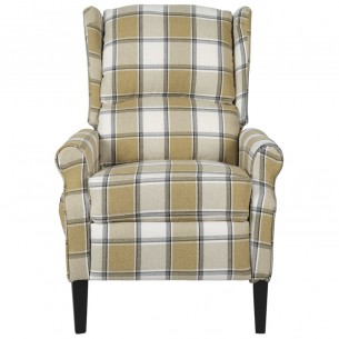 Fauteuil inclinable Vert Tissu