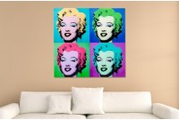 Tableau décoratif mural 80x80 cm Marylin Monroe