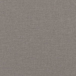 Canapé-lit avec accoudoirs taupe tissu