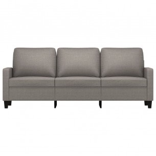 Canapé à 3 places Taupe 180 cm Tissu