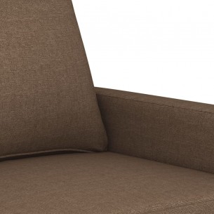 Fauteuil Marron 60 cm Tissu