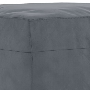 Ensemble de canapés 3 pcs gris foncé velours