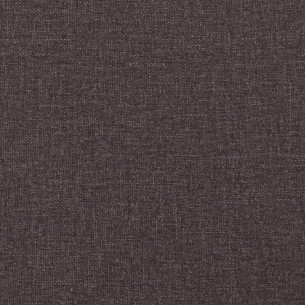 Fauteuil Chesterfield marron foncé tissu