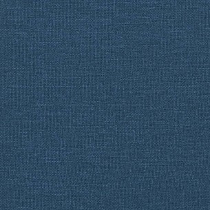 Fauteuil Chesterfield bleu tissu