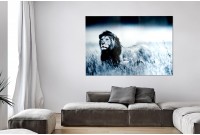 Tableau design mural 140x95 cm Roi Lion
