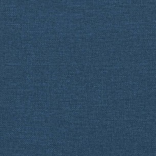 Canapé Chesterfield 2 places bleu tissu