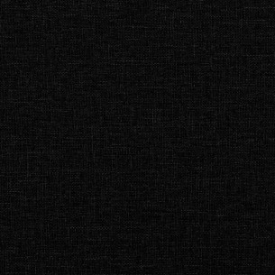 Ensemble de canapés 4 pcs avec coussins noir tissu