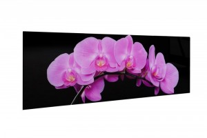 Tableau magnifique mural 140x45 cm Orchidée Fuchsia Tableau magnifique mural 140x45 cm Orchidée Fuchsia