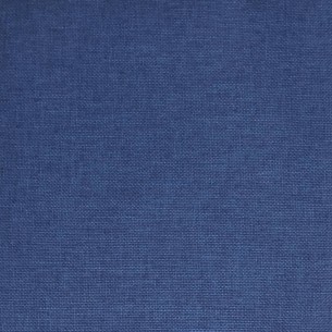 Chaise à bascule avec tabouret Bleu Tissu