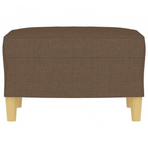 Repose-pied Marron 60x50x41 cm Tissu