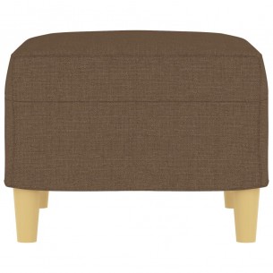 Repose-pied Marron 60x50x41 cm Tissu
