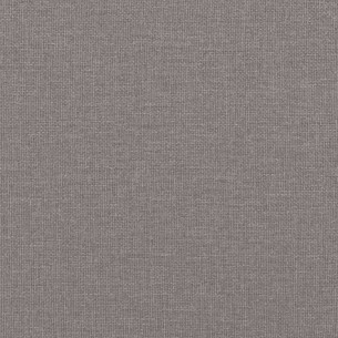 Canapé Chesterfield 3 places taupe tissu