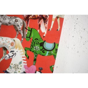 Tableau design 120x90 cm en toile coloris rouge Tableau design 120x90 cm en toile coloris rouge