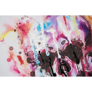 Tableau décoratif motif crâne de 50cm en toile multicouleur Tableau décoratif motif crâne de 50cm en toile multicouleur