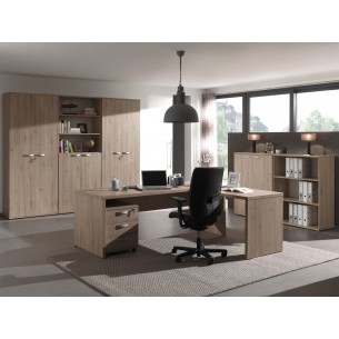Meuble de rangement moderne pour bureau coloris chêne royal Meuble de rangement moderne pour bureau coloris chêne royal