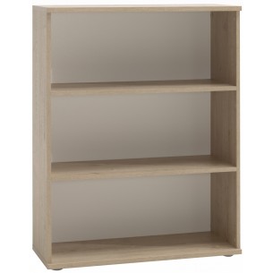 Bibliothèque moderne de 3 niches pour bureau coloris chêne royal Bibliothèque moderne de 3 niches pour bureau coloris chêne royal